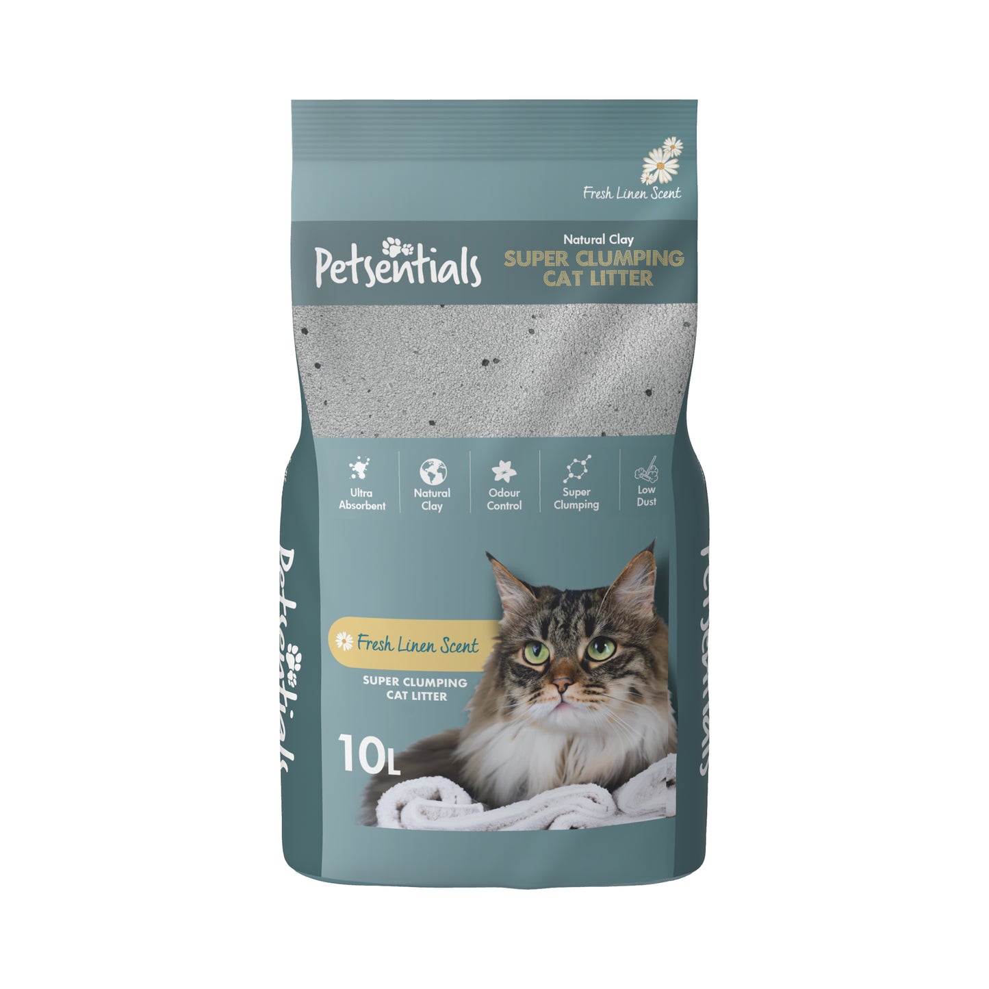 Petsentials Super Clumping Cat Litter Fresh Linen Scent