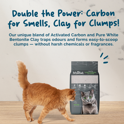 Petsentials Super Clumping Cat Litter with Activated Carbon