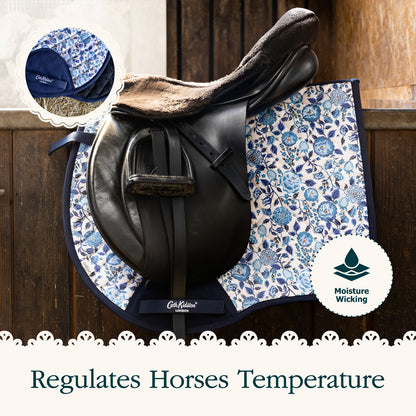 Cath Kidston Equestrian Strawberry Garden GP Saddle Pad