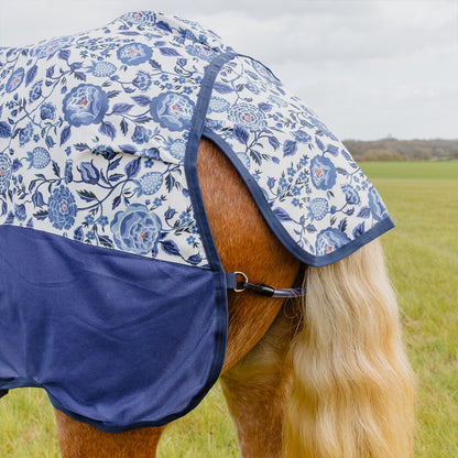 Cath Kidston Equestrian Strawberry Garden Rain Sheet & Fly Rug Combo