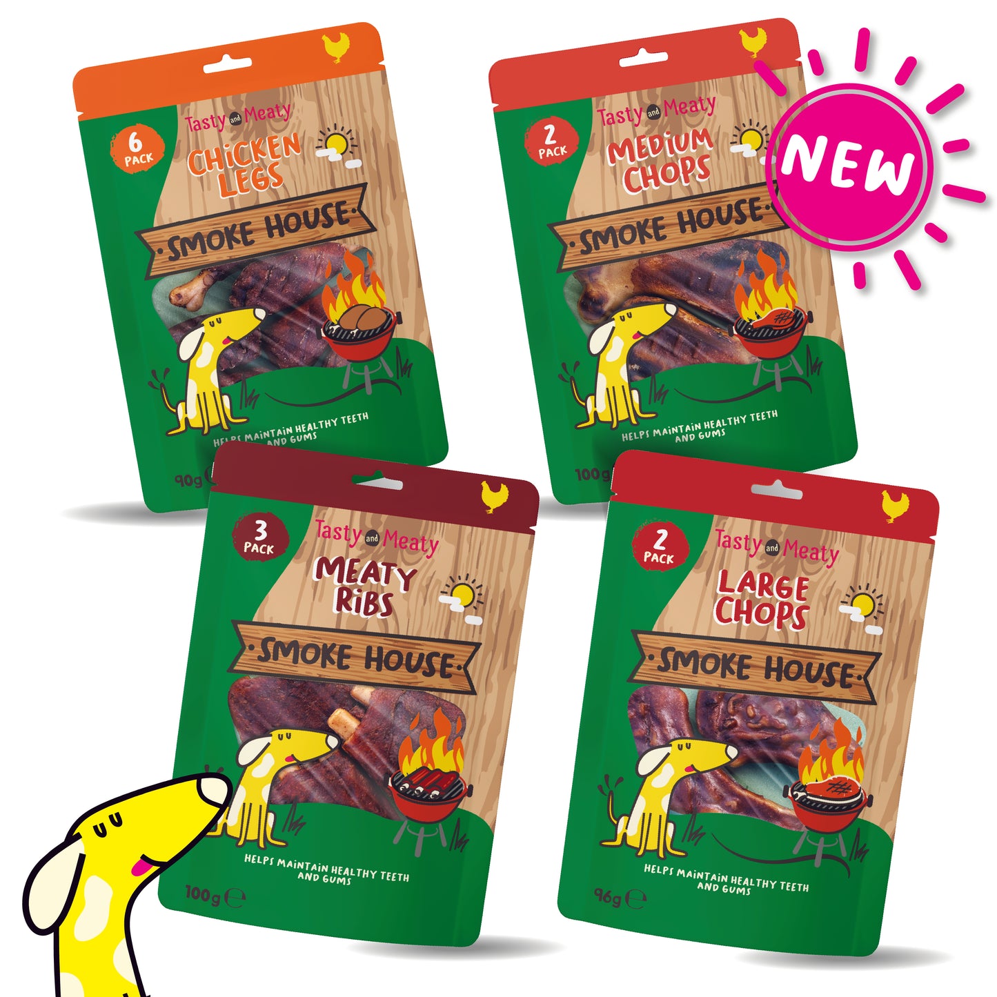 Tasty & Meaty Smoke House Chicken Leg | 90g