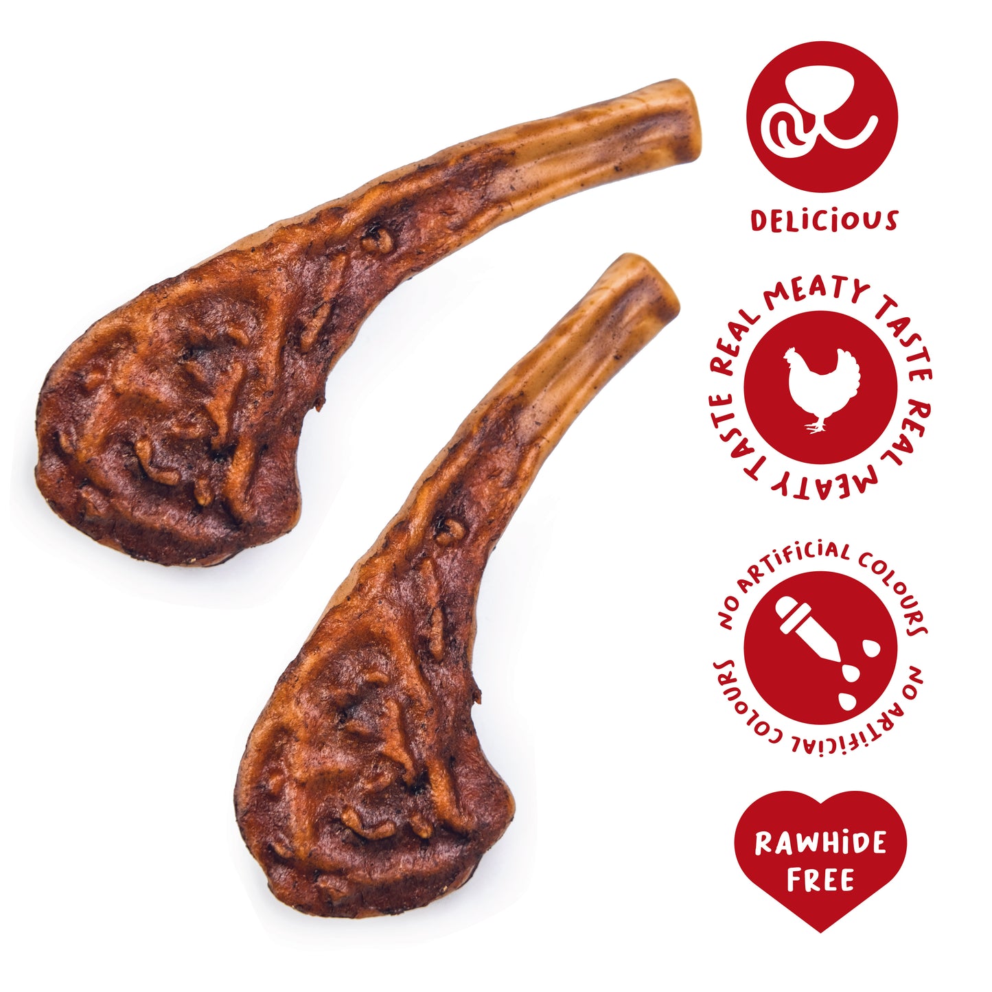 Tasty & Meaty Smoke House Large Chops | 96g