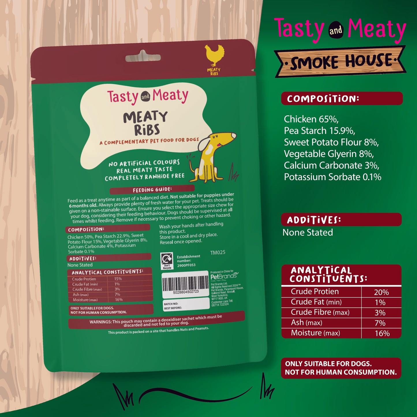 Tasty & Meaty Smoke House Ribs | 100g