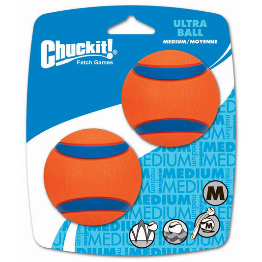 Chuckit Ultra Ball Dog Toy Medium 2 Pack