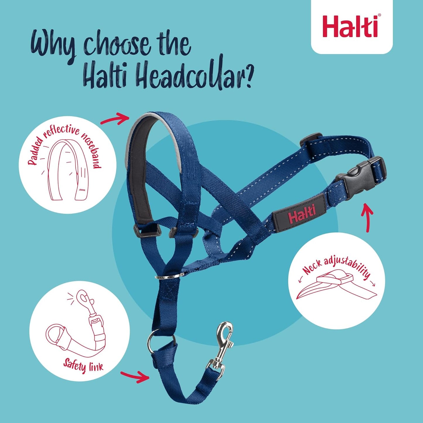 Halti Train Headcollar Forest Green