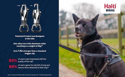 Halti BRIG Safety Dog Lead Black Large