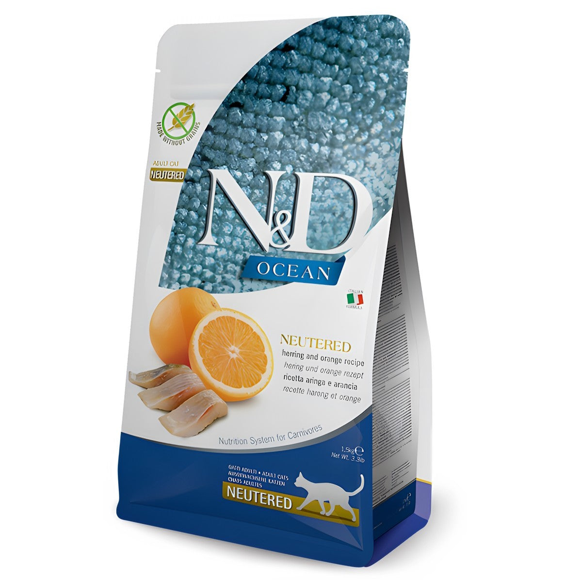 Farmina N&D Ocean Neutered Cat Food - Herring & Orange