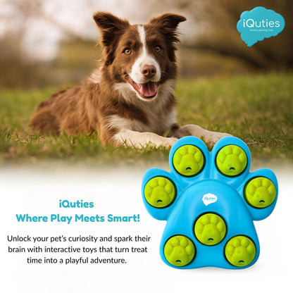 iQuties Paw Hide Interactive Treat Dispenser Dog Toy