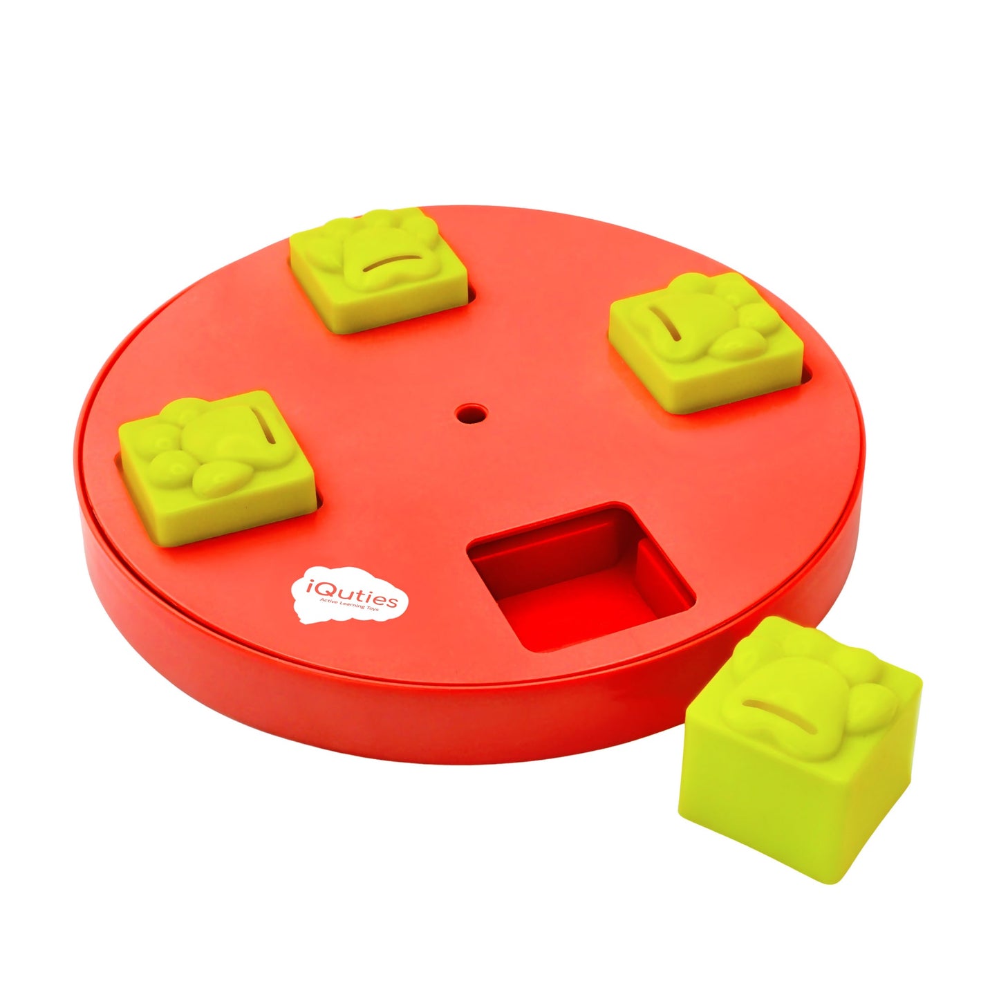 iQuties Wheel Interactive Puzzle Treat Dispenser Dog Toy