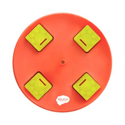 iQuties Wheel Interactive Puzzle Treat Dispenser Dog Toy