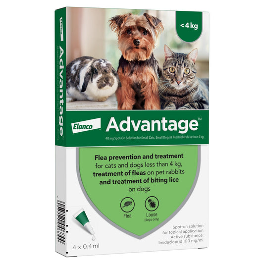Advantage 40 for Small Cat, Dog & Rabbits Up to 4kg