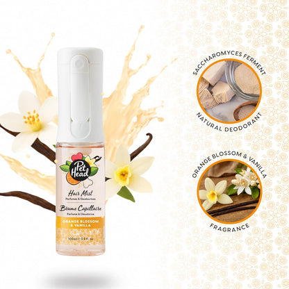 Pet Head Hair Mist Dog Deodorising Spray Orange Blossom & Vanilla