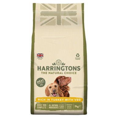 Harringtons Complete Adult Dry Dog Food Turkey Vegetable