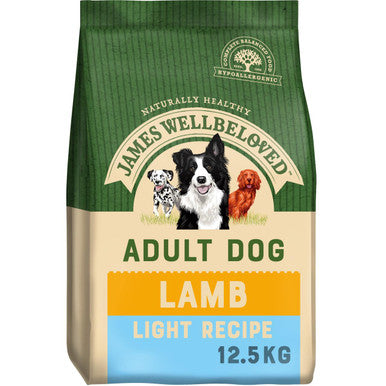 James Wellbeloved Light Adult Dry Dog Food Lamb Rice