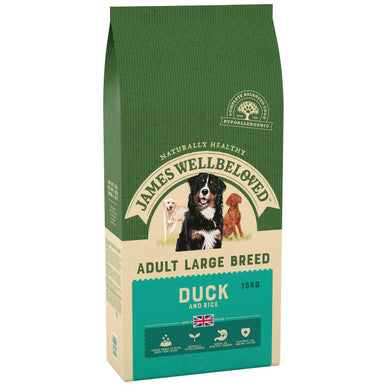James Wellbeloved Large Adult Dry Dog Food Duck Rice
