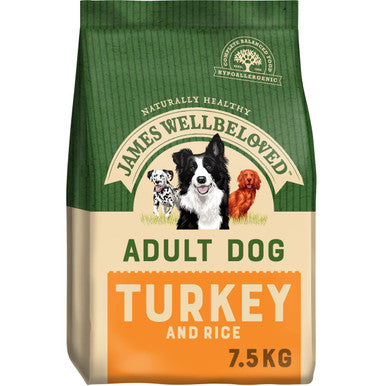 James Wellbeloved Adult Dry Dog Food Turkey Rice