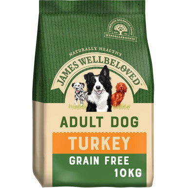 James Wellbeloved Grain Free Adult Dry Dog Food Turkey Vegetable