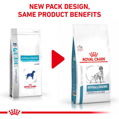 Royal Canin Hypoallergenic Moderate Calorie Adult Dry Dog Food