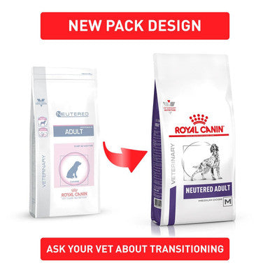 Vet Care Nutrition Neutered Medium Dry Dog Food