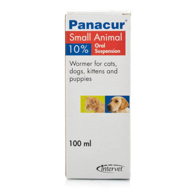 Panacur 10 Oral Suspension Liquid for Small Cat Dogs