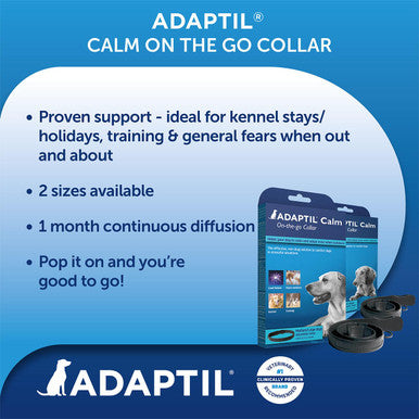 Adaptil Calm Dog Collar in Black