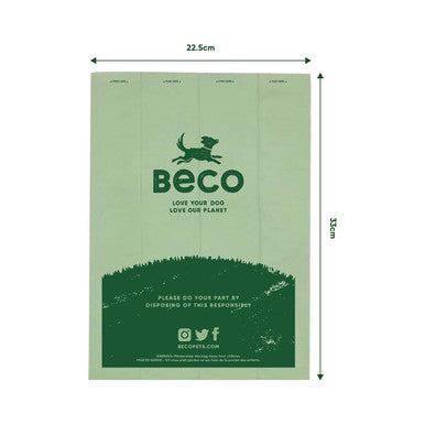 Beco Pets Eco Friendly Unscented Dog Poop Bags