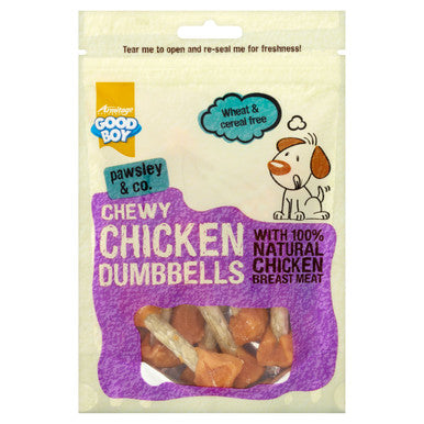 Good Boy Chicken Fillet Munchy Dumbbell Deli Treat