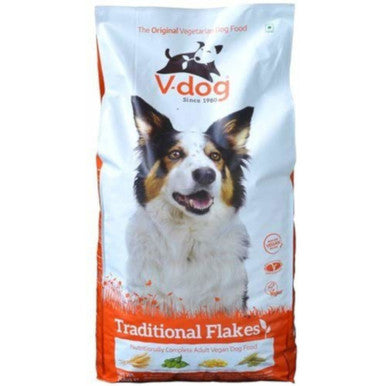 V dog Traditional Flake Vegan Adult Dry Dog Food