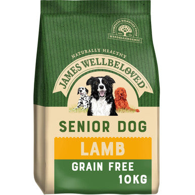 James Wellbeloved Grain Free Senior Dry Dog Food Lamb Vegetables