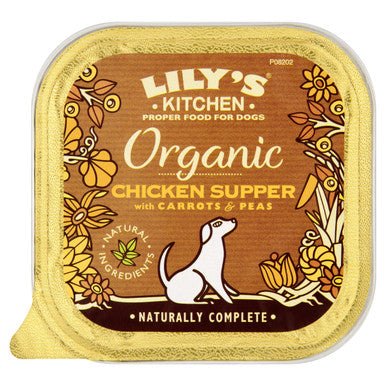 Lilys Kitchen Organic Supper Wet Dog Food Chicken