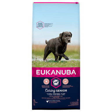 Eukanuba Caring Senior Large Breed Dry Dog Food Chicken
