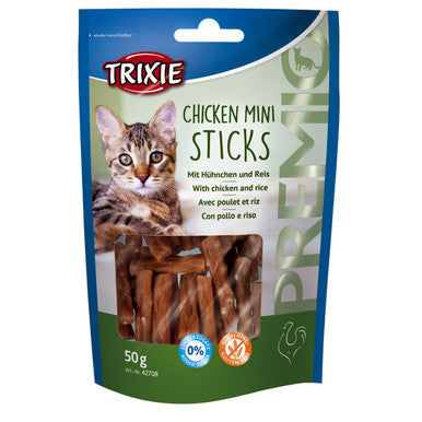 Trixie Premio Mini Cat Sticks for Adult Chicken Rice