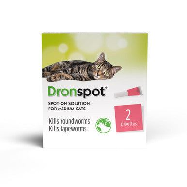 Dronspot Spot On Worming Solution for Medium Cats (25 5kg)