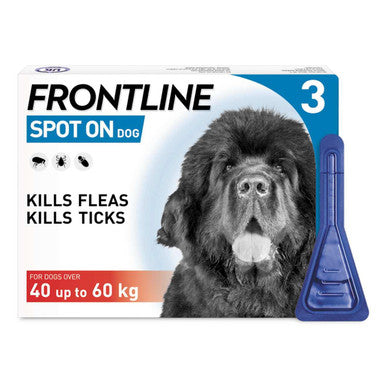 Frontline Spot On Flea Tick Treatment for Extra Large Dogs (40 60kg)