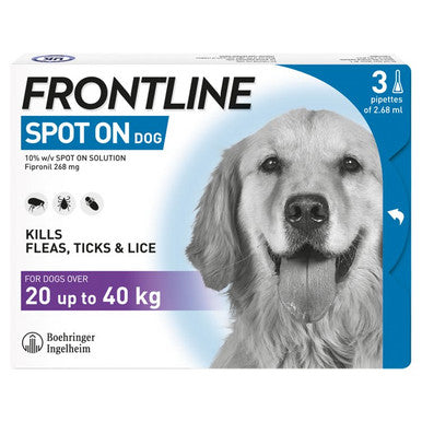 Spot On Flea & Tick Treatment Large Dogs