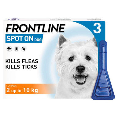 Frontline Spot On Flea Tick Treatment for Small Dogs 2 10kg Medic Animal