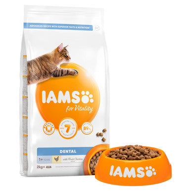 IAMS for Vitality Dental Cat Food with Chicken