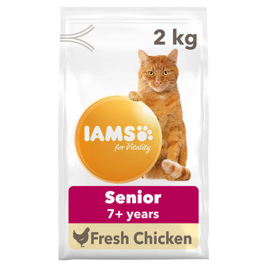 IAMS for Vitality Senior Cat Food with Chicken