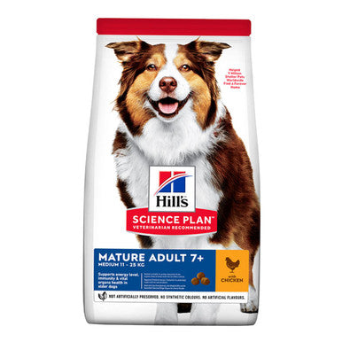 Hills Science Plan Medium Mature Adult 7+ Dry Dog Food Chicken