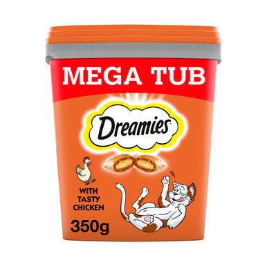 Dreamies Cat Treats Mega Tub Chicken