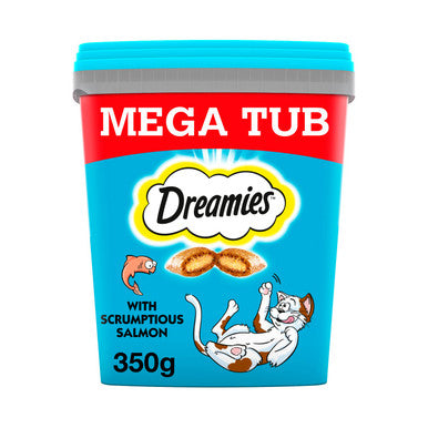 Dreamies Cat Treats Mega Tub Salmon Tuna