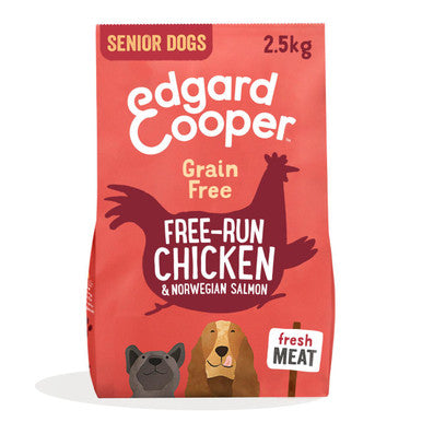 Edgard Cooper Fresh Free Run Norwegian Grain Free Senior Dry Dog Food Chicken Salmon