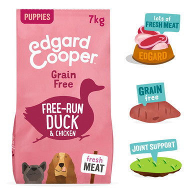 Edgard Cooper Fresh Free Run Grain Free Puppy Dry Dog Food Duck Chicken