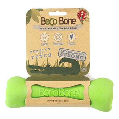 Beco Pets Bone Dog Toy in Green