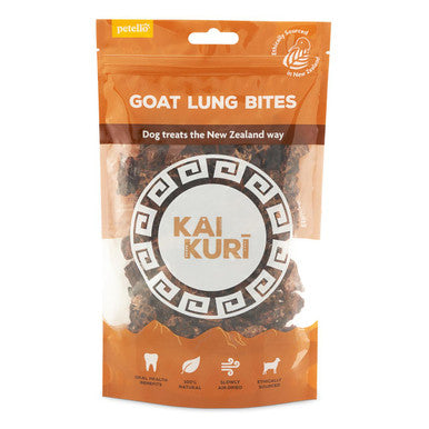 Kai Kuri Air Dried Dog Treats Goat Lung Bites