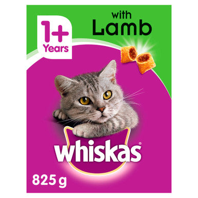 WHISKAS 1+ Cat Complete Dry with Lamb