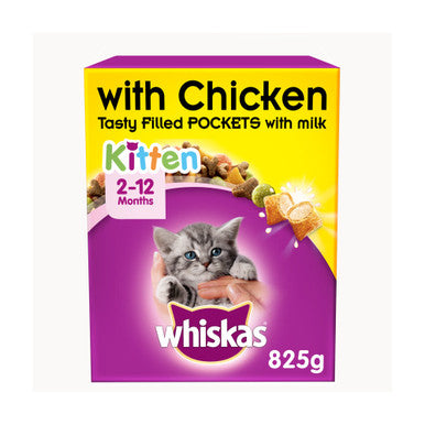 WHISKAS 2 12 Months Kitten Complete Dry with Chicken