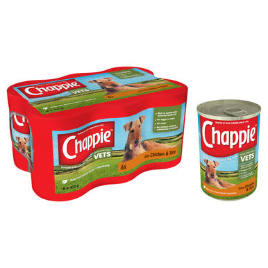 Chappie Adult Wet Dog Food Tins Chicken Rice Medic Animal MedicAnimal