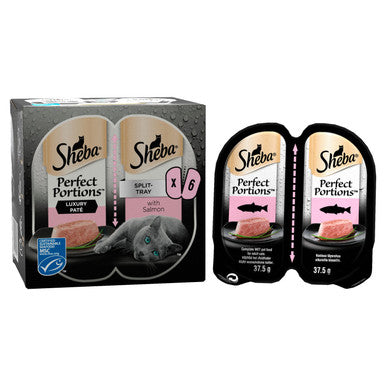 Sheba Perfect Portions Adult Cat Wet Food Salmon in Loaf