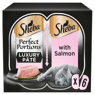 Sheba Perfect Portions Adult Cat Wet Food Salmon in Loaf